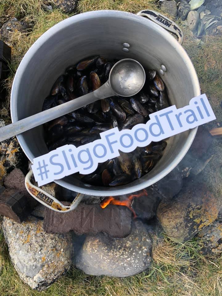 Food on the beach in Sligo